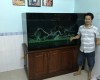 Hồ cá rồng 1m55 lắp đặt tại  nhà anhVũ An Bình - Biên Hoà